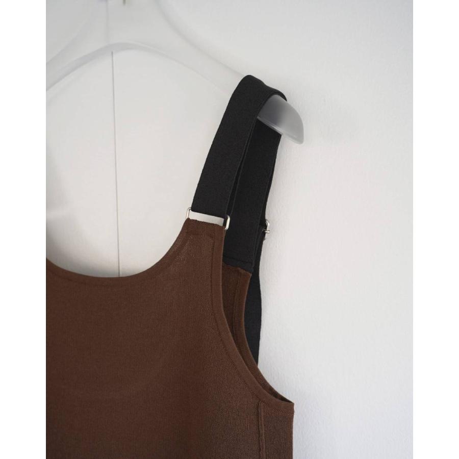 anuke（アンヌーク） Salopette Knit Onepiece 即日発送 : RAPTURE