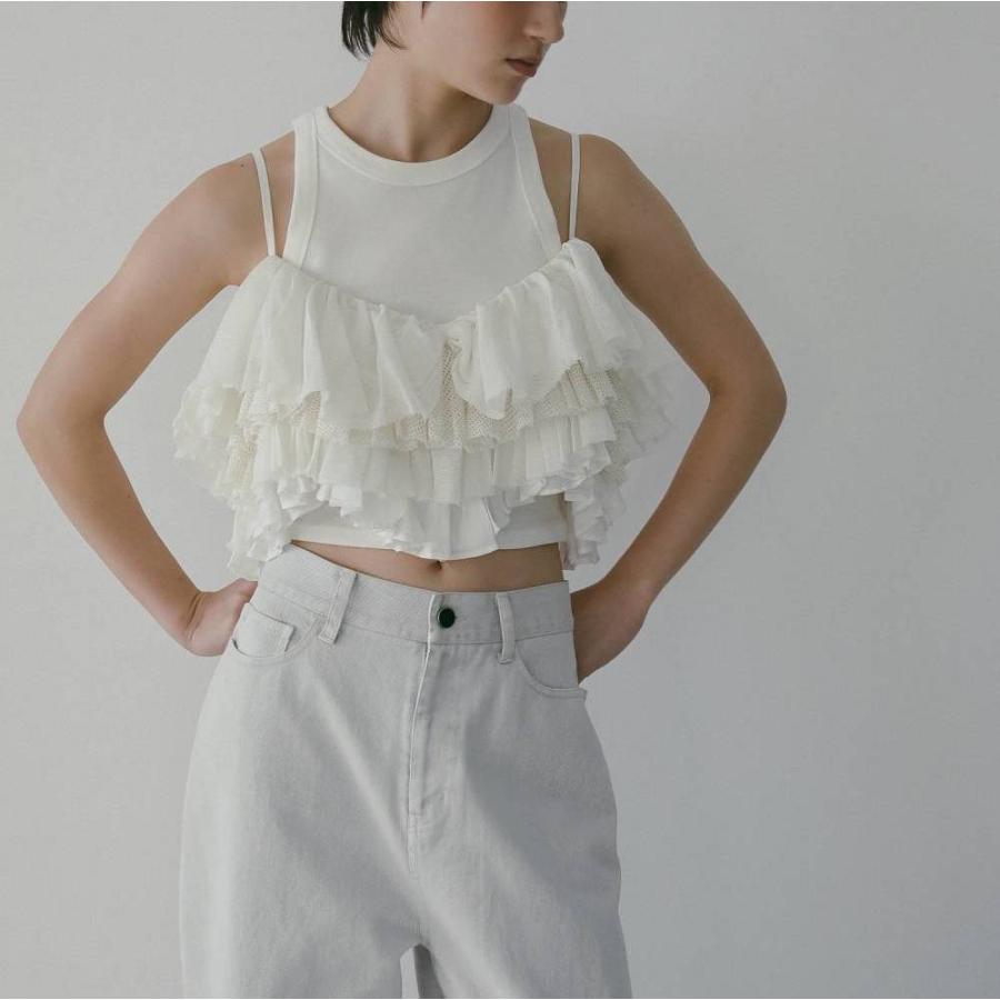 アンヌークanuke mesh frill camisoleビスチェキャミソール anuke（アンヌーク） Mesh Frill Camisole 即日発送 : RAPTURE - 通販