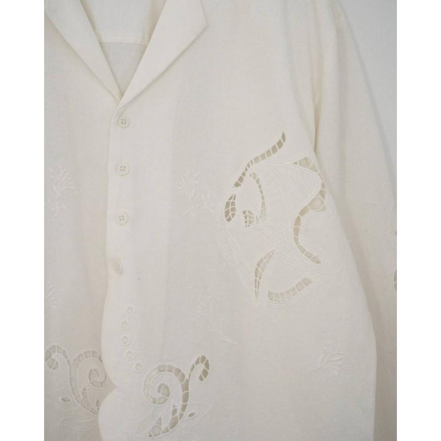 anuke（アンヌーク） Cutwork Opencollar Shirts 即日発送 : RAPTURE