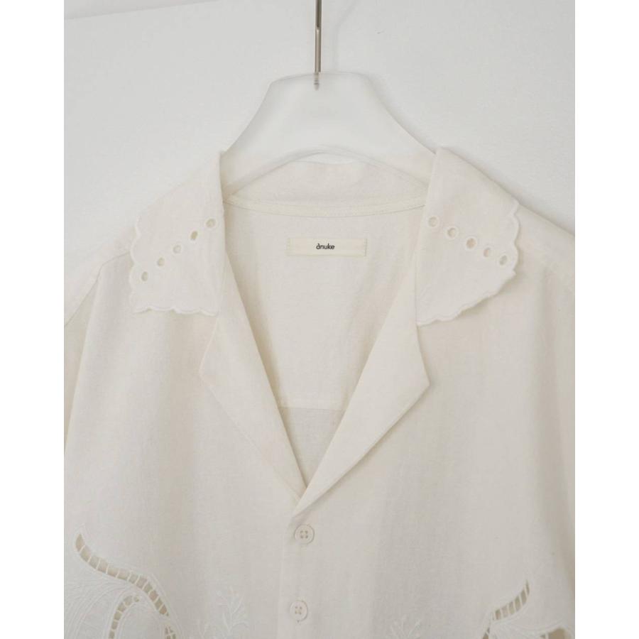 anuke（アンヌーク） Cutwork Opencollar Shirts 即日発送 : RAPTURE
