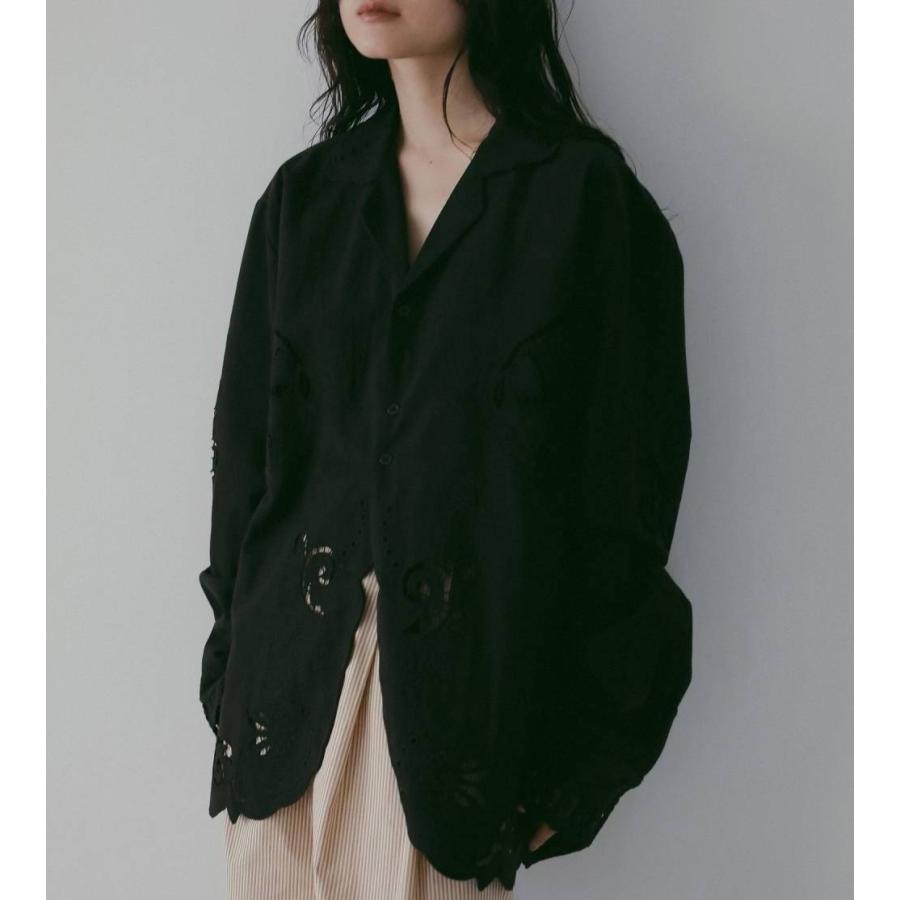 anuke（アンヌーク） Cutwork Opencollar Shirts 即日発送 : RAPTURE
