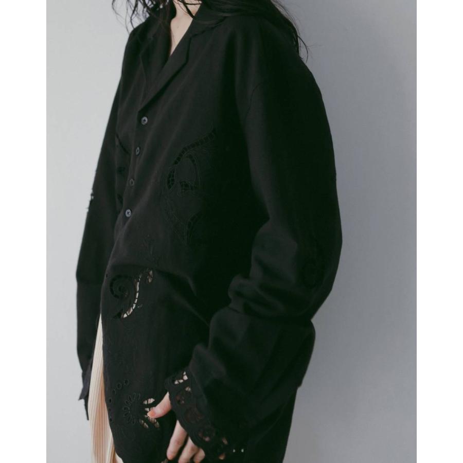 anuke（アンヌーク） Cutwork Opencollar Shirts 即日発送 : RAPTURE