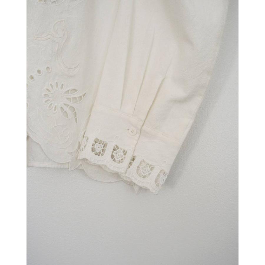 anuke（アンヌーク） Cutwork Opencollar Shirts 即日発送 : RAPTURE