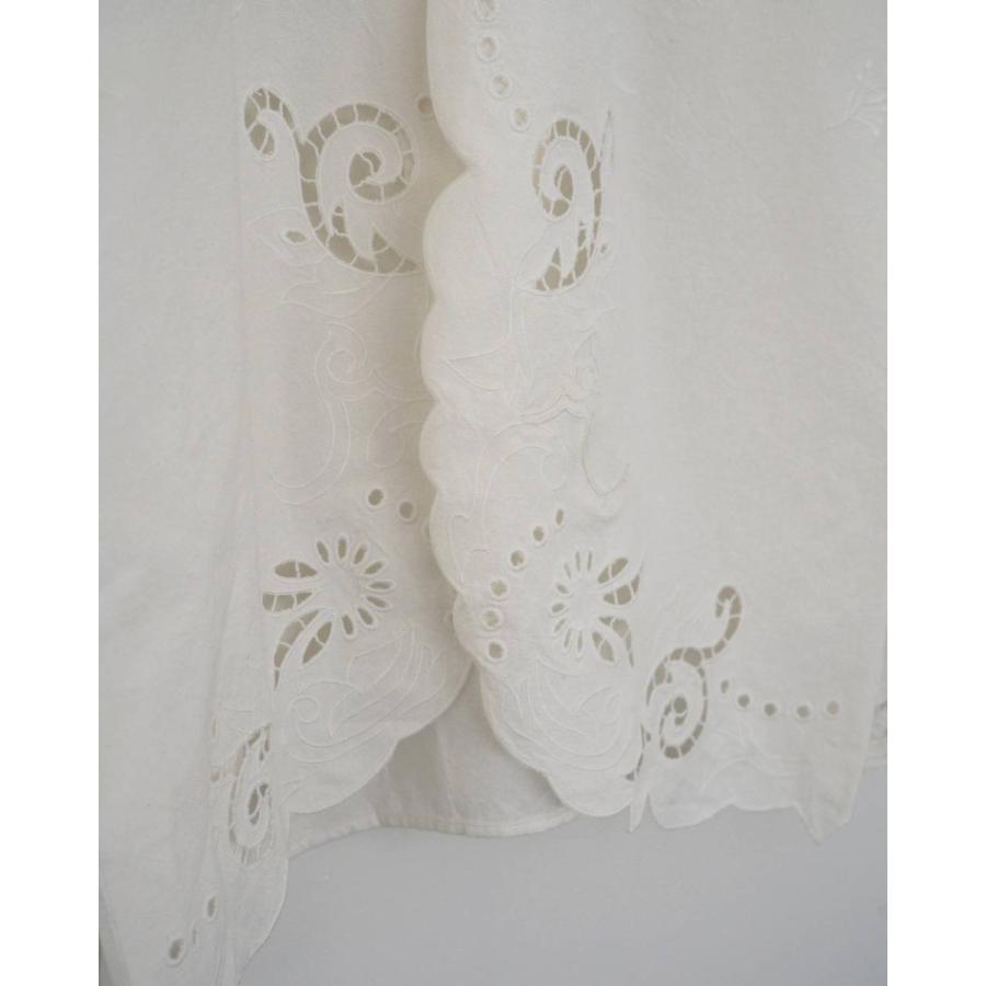 anuke（アンヌーク） Cutwork Opencollar Shirts 即日発送 : RAPTURE