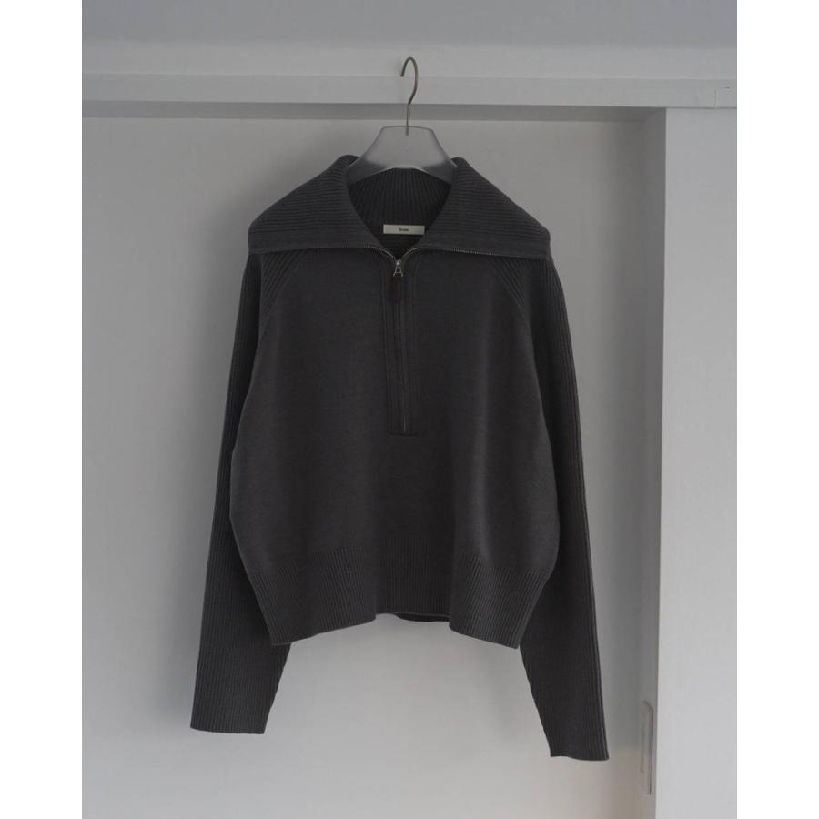 トップス anuke Wool Zip Knit anuke（アンヌーク） ANUKE ANUKE (アンヌーク）Wool Zip Knit 即日