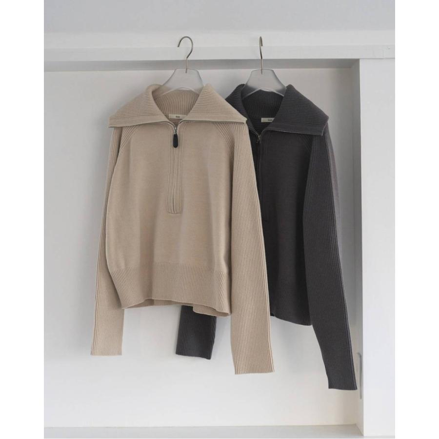 anuke（アンヌーク） Zip Rib Knit 即日発送 : RAPTURE - 通販 - Yahoo