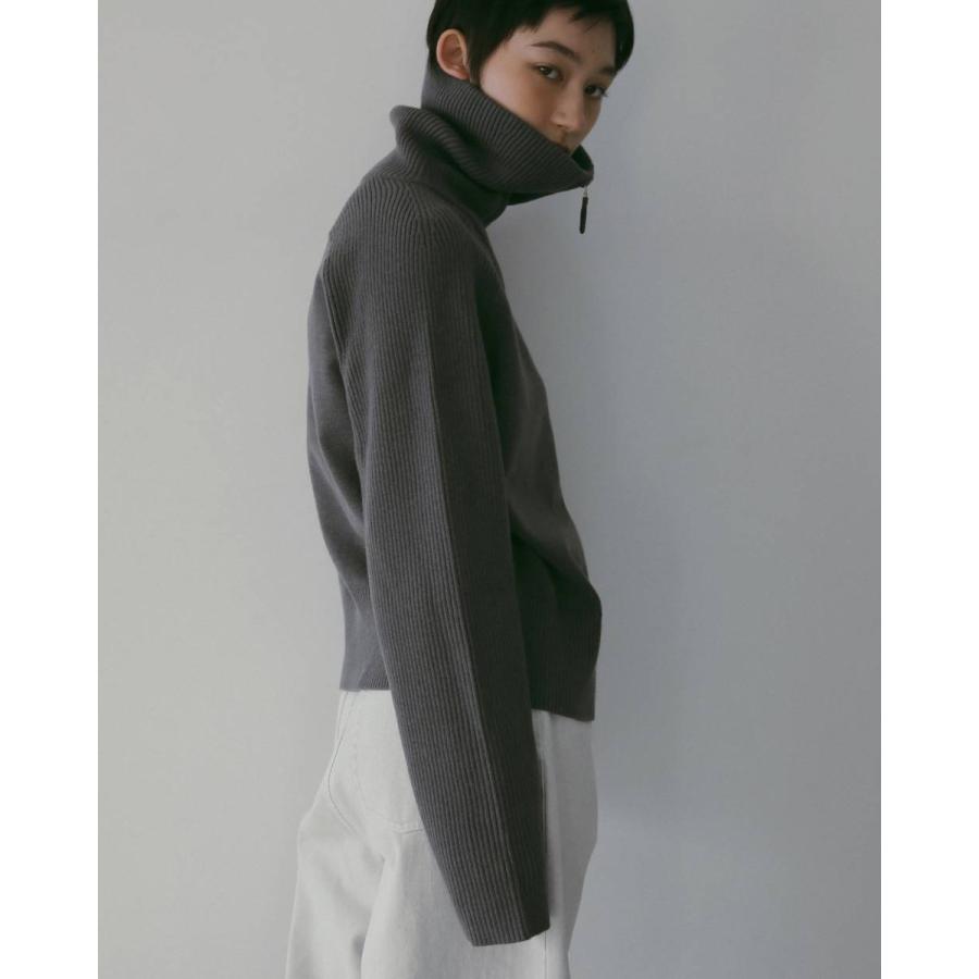 anuke（アンヌーク） Zip Rib Knit 即日発送 : RAPTURE - 通販 - Yahoo