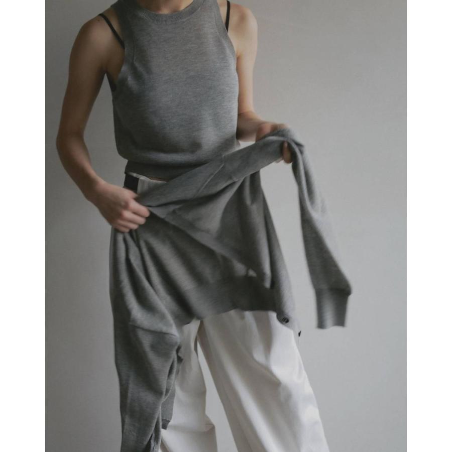ANUKE アンヌーク Highgauge Sheer Tanktop 　即日発送の画像