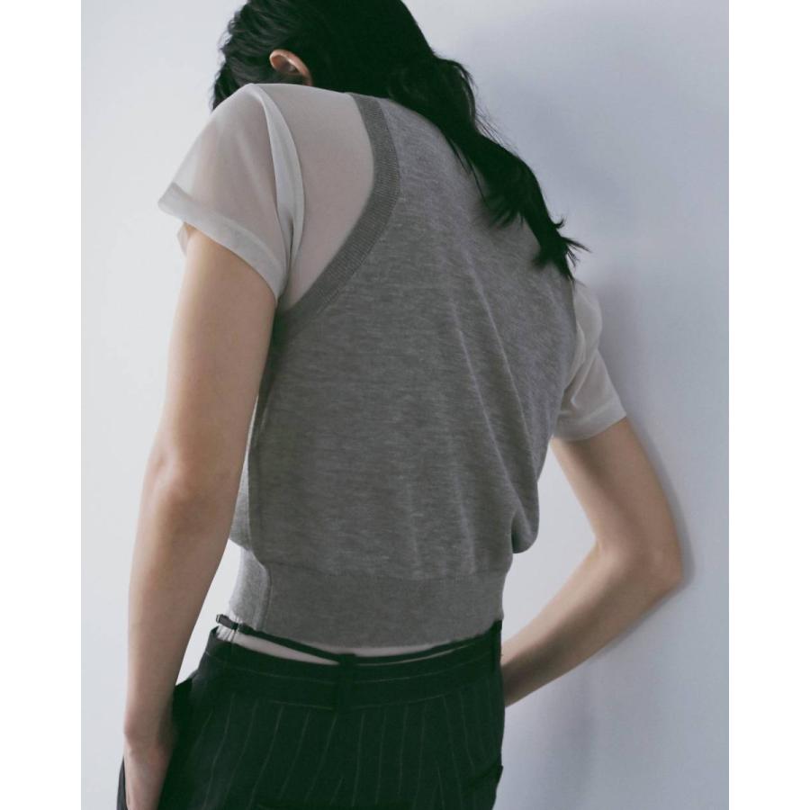 ANUKE アンヌーク Highgauge Sheer Tanktop 　即日発送の画像