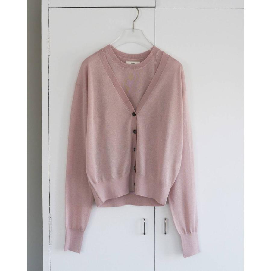 ANUKE アンヌーク Highgauge Sheer Cardigan 　即日発送の画像