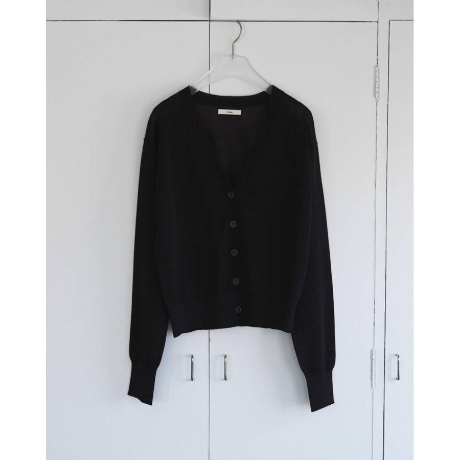 ANUKE アンヌーク Highgauge Sheer Cardigan 　即日発送の画像