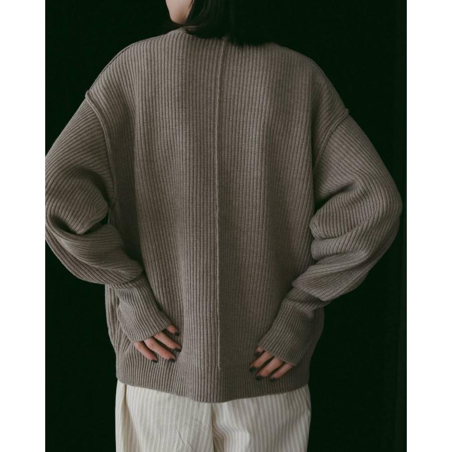 anuke（アンヌーク） Slit Rib Knit 即日発送 : RAPTURE - 通販