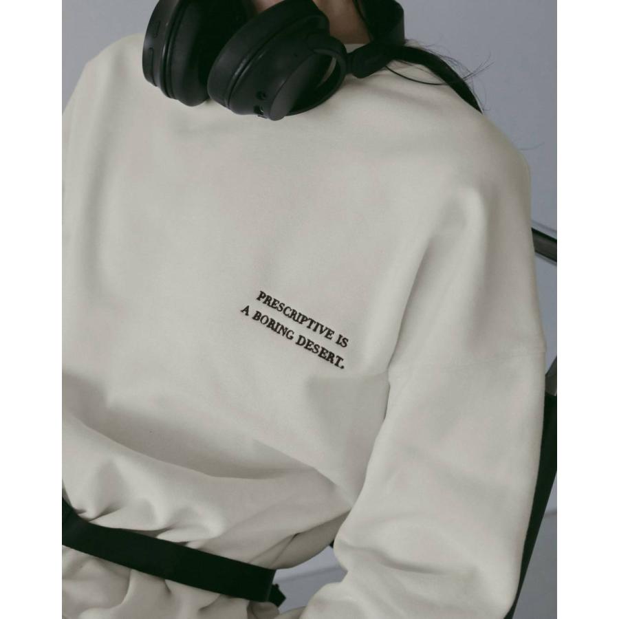 anuke（アンヌーク） Embroidery Logo Sweat 即日発送 : RAPTURE