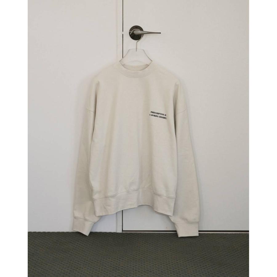 anuke（アンヌーク） Embroidery Logo Sweat 即日発送 : RAPTURE