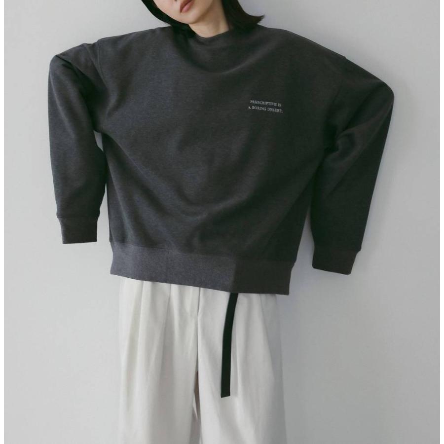 anuke Embroidery Logo Sweat アンヌーク 新品未使用 anuke（アンヌーク） Embroidery Logo Sweat 即日発送 : RAPTURE