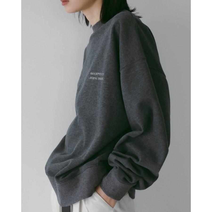 anuke（アンヌーク） Embroidery Logo Sweat 即日発送 : RAPTURE