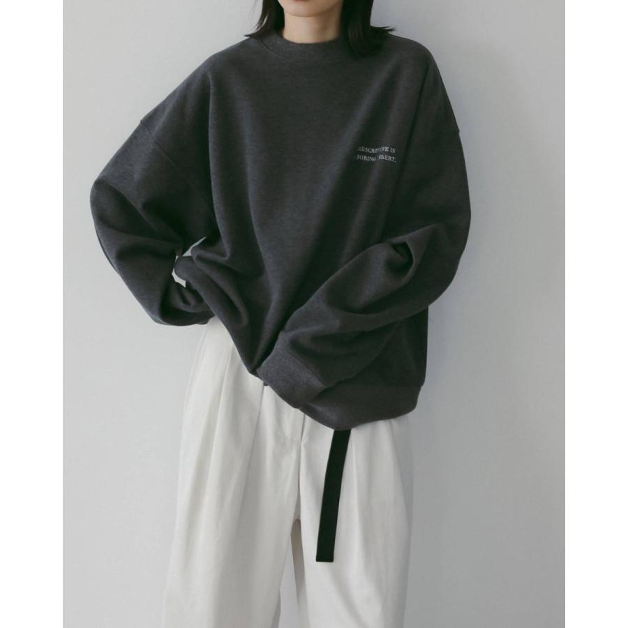 anuke（アンヌーク） Embroidery Logo Sweat 即日発送 : RAPTURE