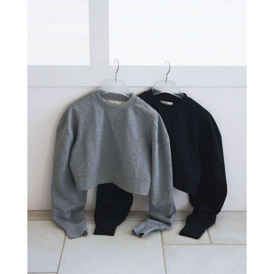 トップス anuke Compact Short Sweat 26SS anuke（アンヌーク） Compact Short Sweat 即日発送 : RAPTURE - 通販