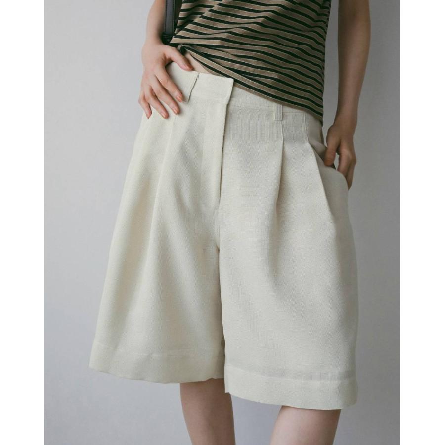 anuke（アンヌーク） Tuck Half Pants 即日発送 : RAPTURE - 通販