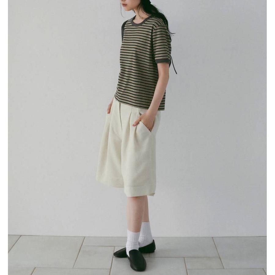 anuke（アンヌーク） Tuck Half Pants 即日発送 : RAPTURE - 通販