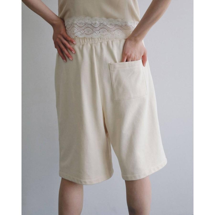 anuke（アンヌーク） Embroidery Half Pants 即日発送 : RAPTURE