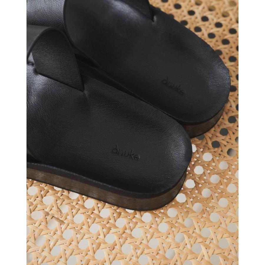 ANUKE アンヌーク Ecoleather Belt Sandals 即日発送の画像