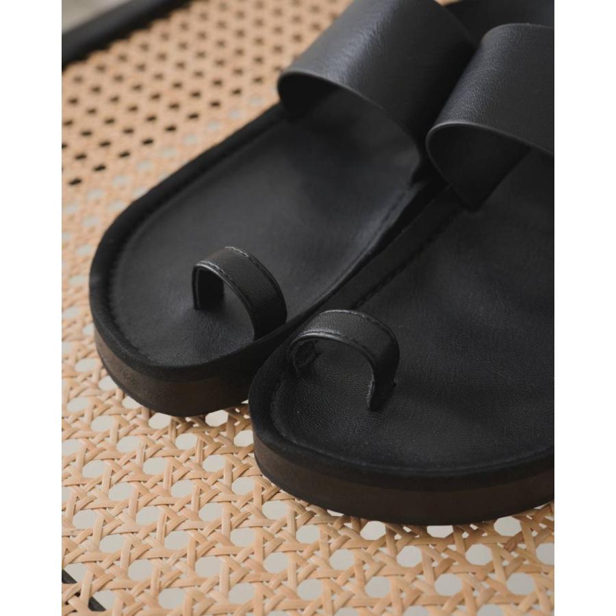 ANUKE アンヌーク Ecoleather Belt Sandals 即日発送の画像