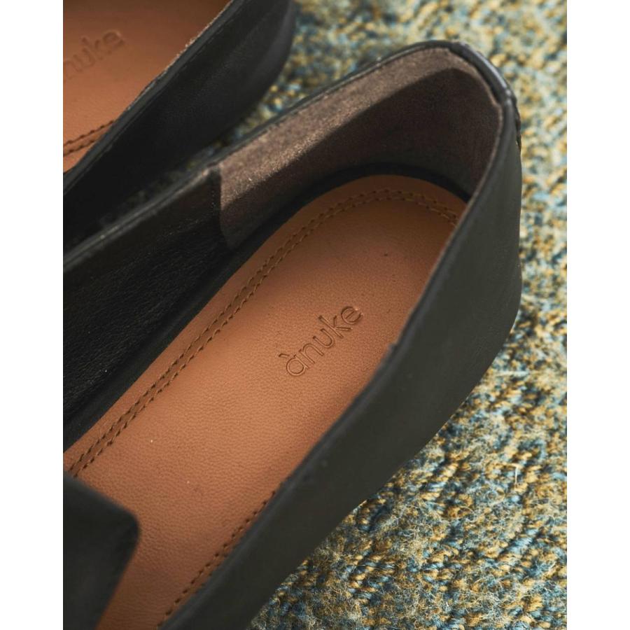 anuke（アンヌーク） Ecoleather Flat Loafers 即日発送 : RAPTURE