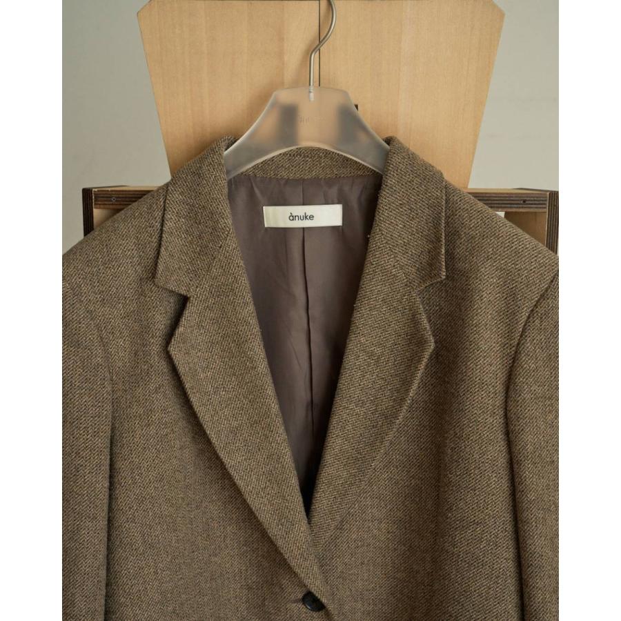 anuke（アンヌーク） Herringbone Wool Jacket 予約商品 : RAPTURE