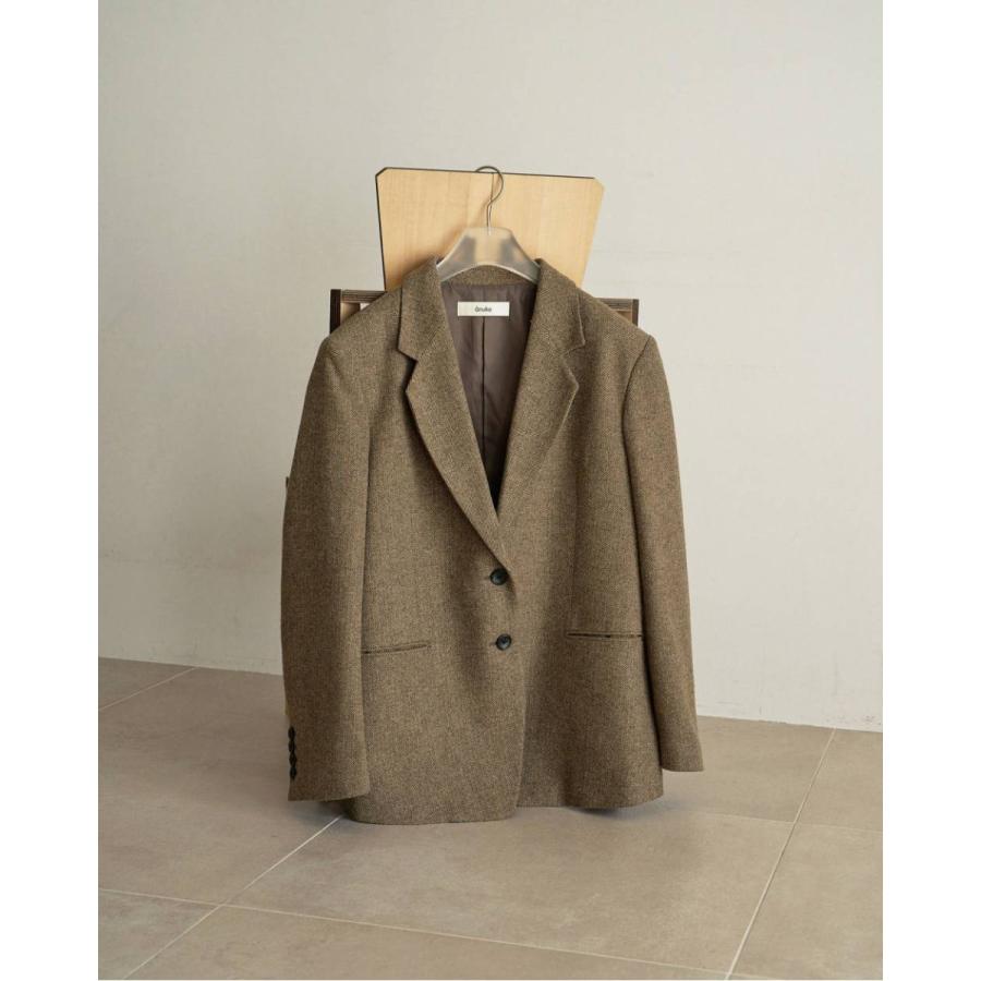 anuke（アンヌーク） Herringbone Wool Jacket 予約商品 : RAPTURE