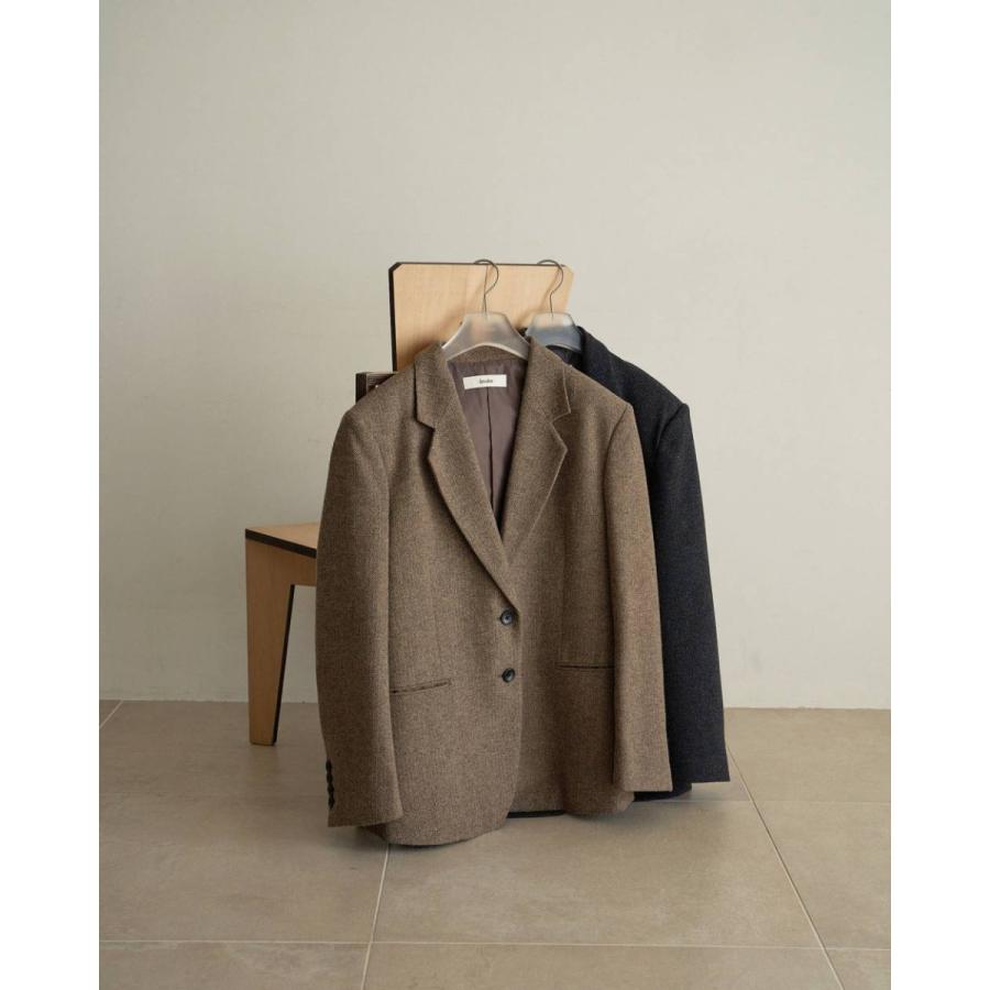 anuke（アンヌーク） Herringbone Wool Jacket 予約商品 : RAPTURE