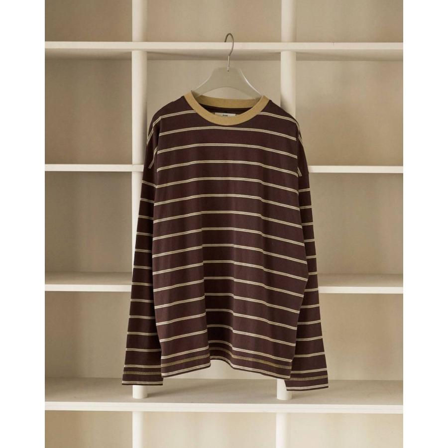anuke（アンヌーク） Border Loose Long T-shirts 即日発送 : RAPTURE
