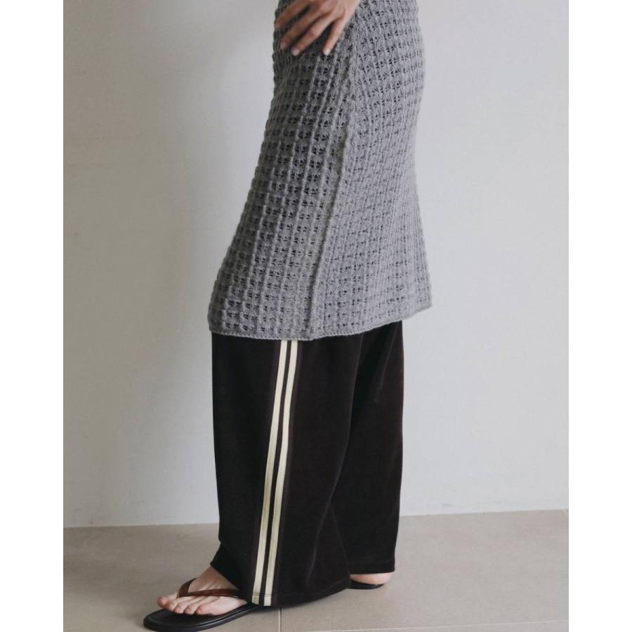 anuke（アンヌーク） Velour Track Pants 即日発送 : RAPTURE - 通販
