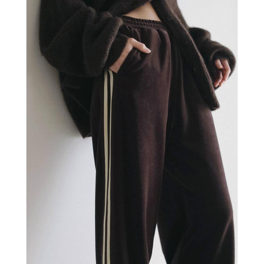 今季新作　anuke Velour Track Pants/ベロアトラックパンツ anuke（アンヌーク） Velour Track Pants 即日発送 : RAPTURE - 通販