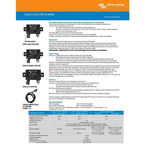 【ラスト1点】 ビクトロンインテリジェントリチウムイオン電池コンバイナーCyrix-Li-ct 12/24 V -230 A 【A6463160081】(23281円)