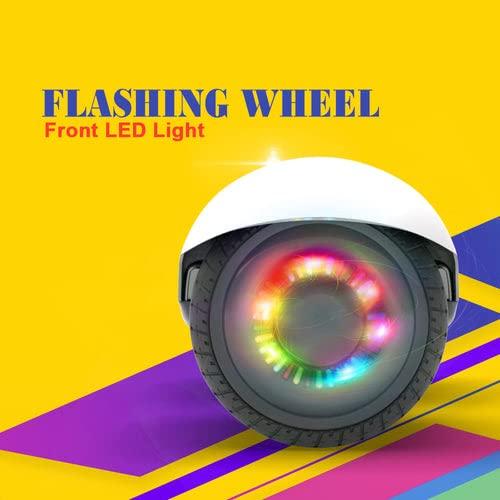 【新入荷】 オールニューHS 2.0 v Bluetoothホバーボードマットカラー2輪セルフバランシングフラッシュ式電動スクーター (ホワイト) 【UOI7090554603】(25541円)