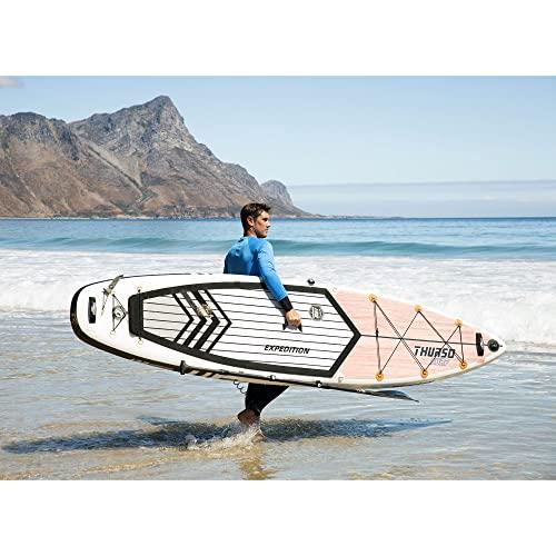 ✨美品✨ THURSO SURF Expedition 138 Touring Inflatable Stand Up Paddle Board SUP 116 x 30x 6Woven Drop-Stitch二層パッケージCarbon Hybrid Paddle/US To 【SK3664565382】(132002円)