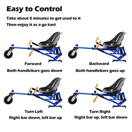 即購入可★ ホバーボードシートアタッチメント、大人・子供用ホバーボードゴーカート、ホバーボードをゴーカートに変身させるアクセサリー、オフロードタイヤとショック 【IQ6508369214】(23444円)