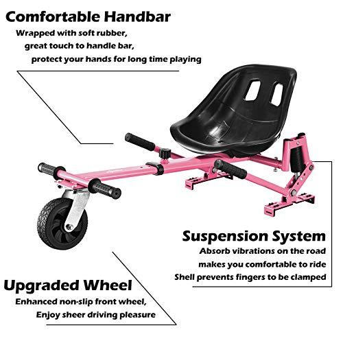 正規品 ホバーボードシートアタッチメント、大人・子供用ホバーボードゴーカート、ホバーボードをゴーカートに変身させるアクセサリー、オフロードタイヤとショック 【HO5496189458】(19798円)