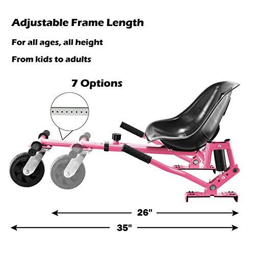 正規品 ホバーボードシートアタッチメント、大人・子供用ホバーボードゴーカート、ホバーボードをゴーカートに変身させるアクセサリー、オフロードタイヤとショック 【HO5496189458】(19798円)