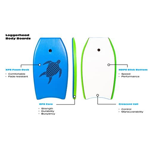 リストリード付きロガーヘッドビーチボディボード-軽量EPSコア-XPEフォームデッキとHDPEスリックボトムで快適、スピード、操作性を実現-子供や初心者に最適 スピード リストリード付きロガーヘッドビーチボディボード 軽量EPSコア XPEフォームデッキとHDPEスリックボトムで快適 操作性を実現 子供や初心者に最適