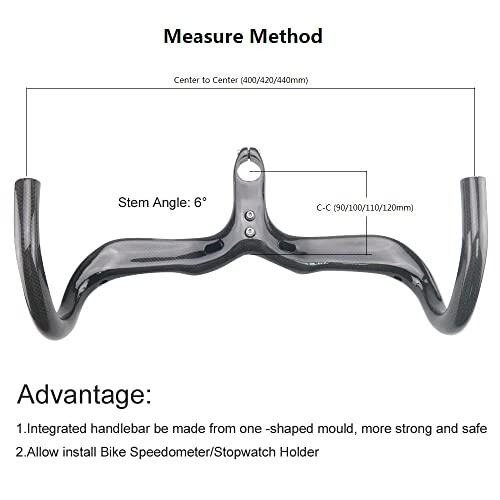 2026年 RXL SLカーボンロードバイク用ハンドルバーロードバイク用エアロハンドルバー一体型ロードバイク用カーボンハンドルバーおよびステム自転車用ハンドルバー超 【3226256987】(18858円)