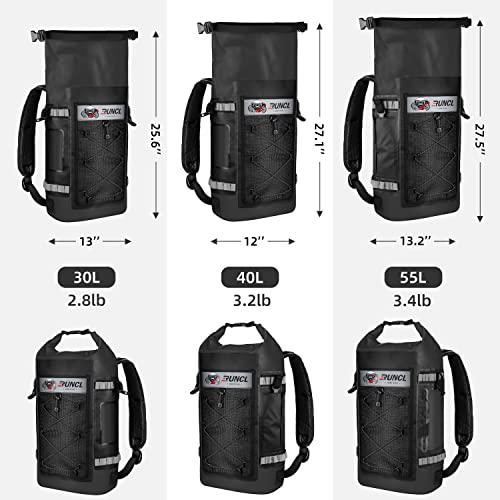 【早い者勝ち！】 ランケル防水バックパック、30/40/55 Lロールトップクロージャドライバッグ、サイドファスナー付きポケット、クッションパッド付きバックパネル、IPX 8防水 【1827492351】(10682円)