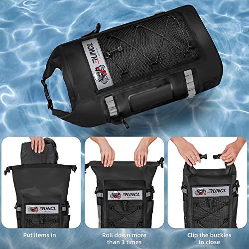 【早い者勝ち！】 ランケル防水バックパック、30/40/55 Lロールトップクロージャドライバッグ、サイドファスナー付きポケット、クッションパッド付きバックパネル、IPX 8防水 【1827492351】(10682円)