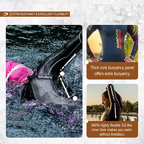 超特盛ミラクルプライス SUMARPOトライアスロンウェットスーツ4/2 mm、山本SCSスムーススキンネオプレンスキンスーツオープンウォータースイミング用、エコベース、フィーナ&アイア 【ZYX9296689021】(33488円)