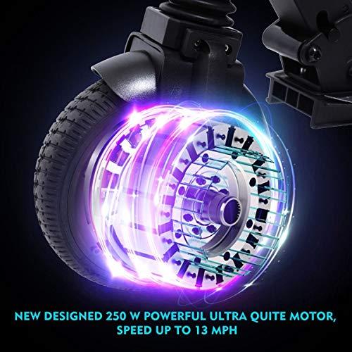 【新品】 10代から大人向けSuperrioポータブル電動スクーター250 W充電式折りたたみスクーター (黒) 【VQL1444859933】(52046円)