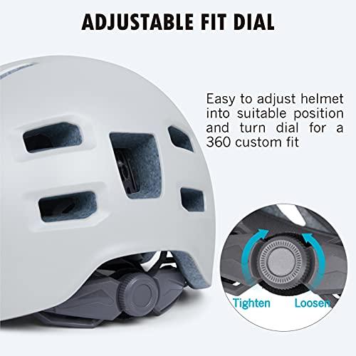PATHLANE青少年用スケートボードバイクヘルメット、CPSCおよびASTM安全認定自転車スケートボーディングスクータースケーティングヘルメット、ダイヤル調整式 PATHLANE青少年用スケートボードバイクヘルメット CPSCおよびASTM安全認定自転車スケートボーディングスクータースケーティングヘルメット ダイヤル調整式