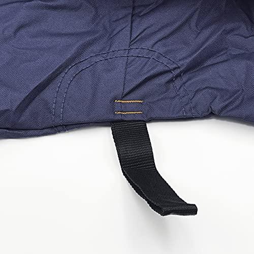 EliteShieldカヌーカバーカヤックカバー;防水UV耐性マリングレードポリエステルカヌーカヤックボート保管カバーは長さ18フィート、幅110インチネイビーカラ EliteShieldカヌーカバーカヤックカバー 防水UV耐性マリングレードポリエステルカヌーカヤックボート保管カバーは長さ18フィート