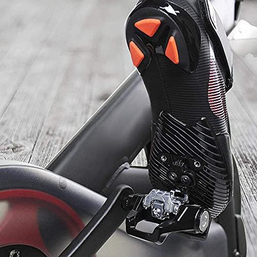 BVスパイクとエクササイズバイクペダルはルックデルタとシマノSPDの両方に対応