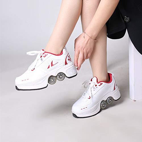 【最安値挑戦中】 CHSSIHローラースケート女子用、ローラースケート大人用、女子屋外用、クワッドローラーシューズ、大人用車輪付シューズ、女子屋外用、女子屋外用、S-39.5 【3644354765】(21302円)